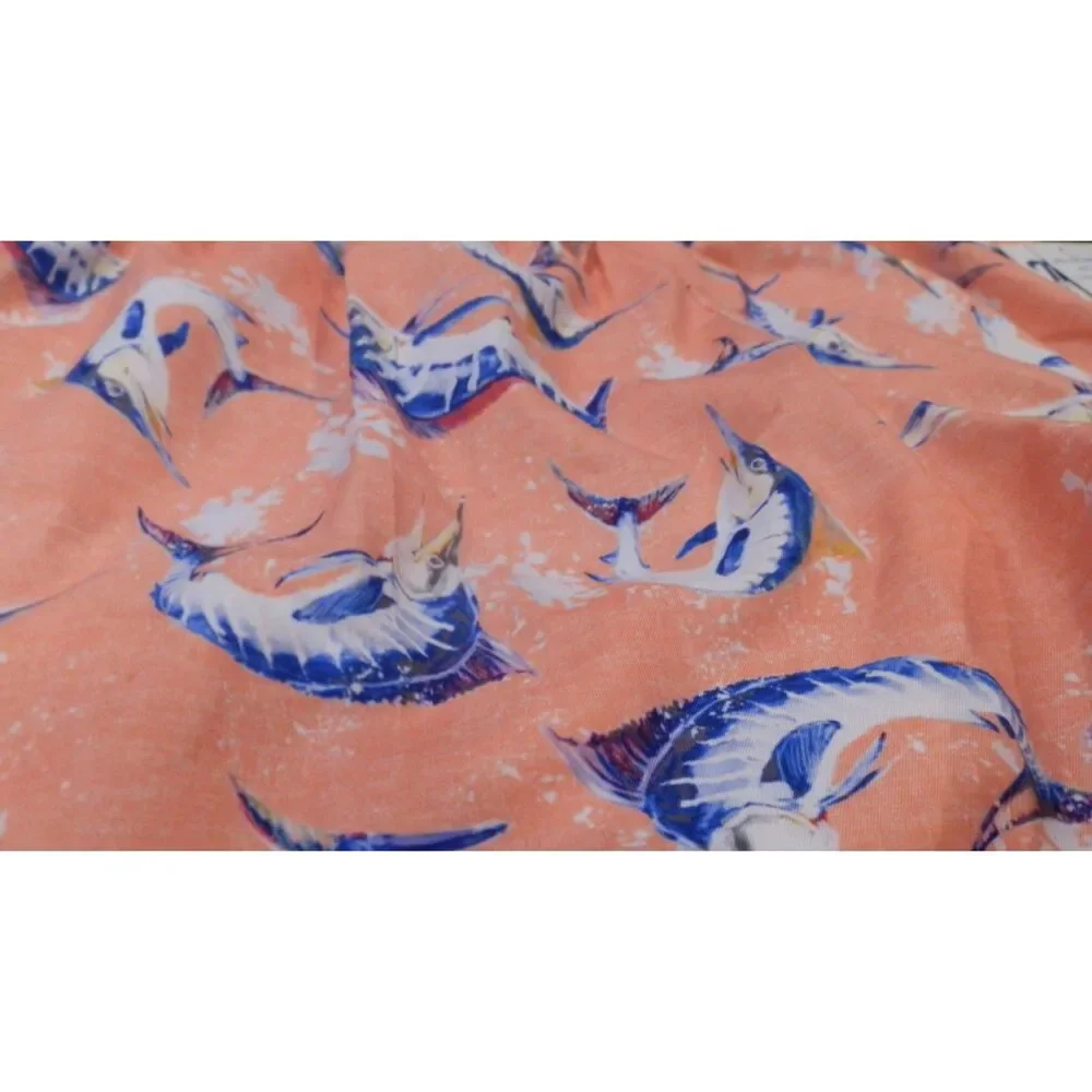 Trunks Beachwear Swimsuit Trunks Sano Short Chambray Sailfish Size Large NWT